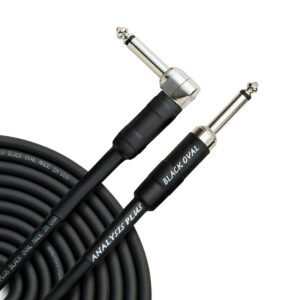 Black Oval Instrument Cable