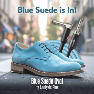 Blue Suede Oval