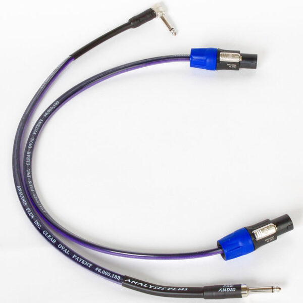 Clear Oval Speaker Cable