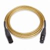 Gold Oval Microphone Cable