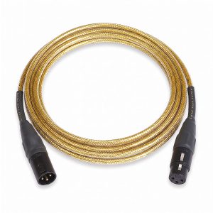 Gold Oval Microphone Cable