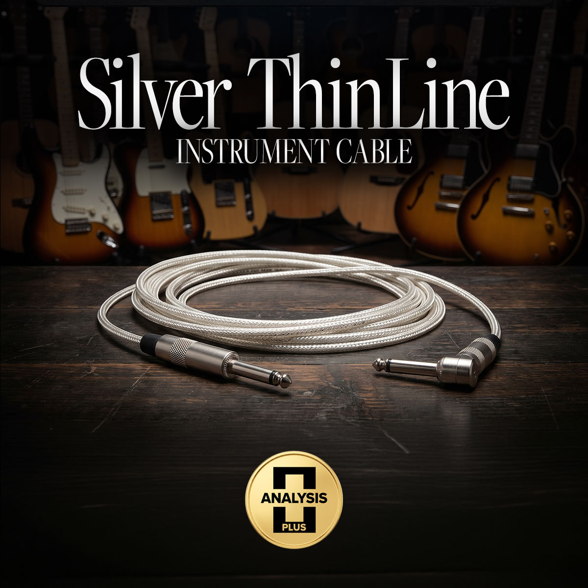 Silver ThinLine Instrument Cable