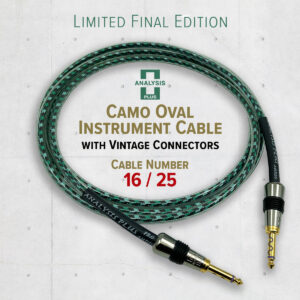 Camo Oval Instrument Cable